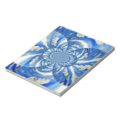 Bloc-note Orchidée aquarelle peinture, Nuages Mandala (Tourné)