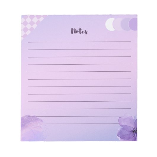 Bloc-note Orchidée majestueuse (Devant)