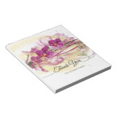 Bloc-note Orchidées violettes Calligraphie de l'art Abstrait (Incliné)