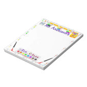 Bloc-note Ordinateur portable de classe Art pour enseignants (Tourné)