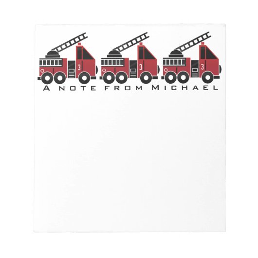 Bloc-note Ordinateur portable personnalisé pour camions à in (Devant)