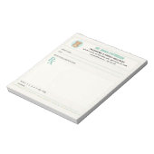Bloc-note Ordonnance de médecin pédiatre (Tourné)
