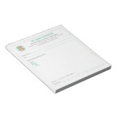 Bloc-note Ordonnance de médecin pédiatre (Incliné)