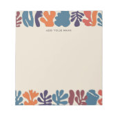 Bloc-note Organic Shapes (Devant)