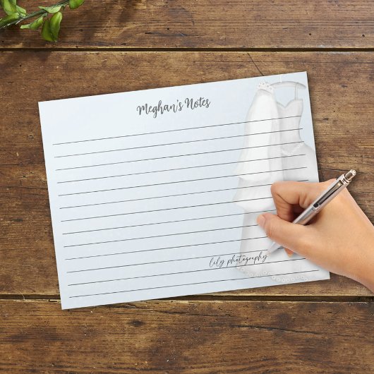 Bloc-note Organisatrice de mariage moderne Robe de mariée vi