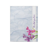 Bloc-note Organza végétale violette Iris (Tourné)