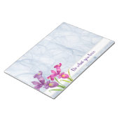 Bloc-note Organza végétale violette Iris (Incliné)