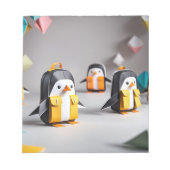 Bloc-note Origami Art - Pingouins adorables pour bébés dans (Devant)