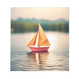 Bloc-note Origami Art - Voiles Sérénité : Une Promenade En B