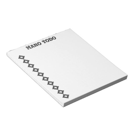 Bloc-note Ornement Baltique Akutes Oyes (Incliné)