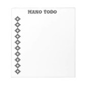 Bloc-note Ornement Baltique Akutes Oyes (Devant)