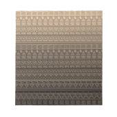 Bloc-note Ornement ethnique Brown (Devant)