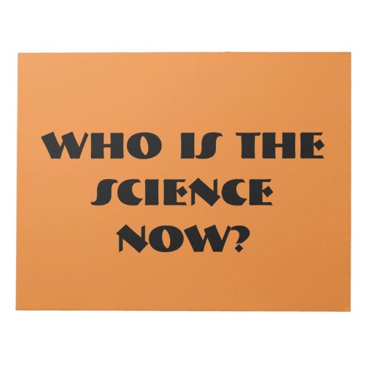 Bloc-note Orphan Black citation qui est le sciencenow? (Devant)