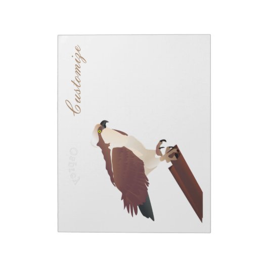 Bloc-note Osprey Hawk Raptor Thunder_Cove (Tourné)