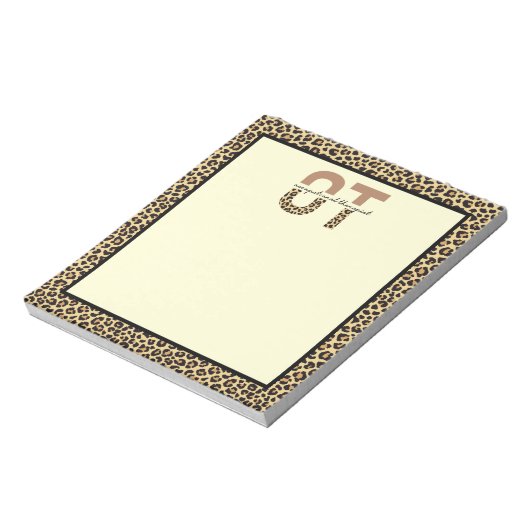Bloc-note OT Cheetah Print (Tourné)