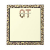 Bloc-note OT Cheetah Print (Devant)