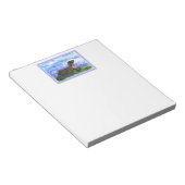 Bloc-note Otarie de la rivière Sparkly (Incliné)