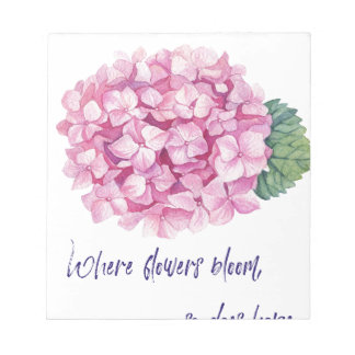 Bloc-note Où fleurissent les fleurs