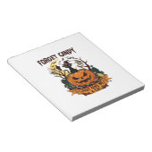 Bloc-note Oublie les bonbons, donne-moi simplement Halloween (Incliné)
