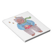 Bloc-note Ours, abeilles et cappuccino (Incliné)