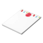 Bloc-note Ours de gomme Monogramme alimentaire (Tourné)