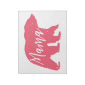 Bloc-note Ours de maman rose (Tourné)