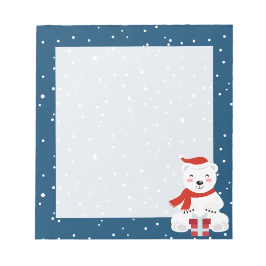 Bloc-note Ours de neige (Devant)