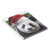 Bloc-note Ours de panda Noël (Incliné)