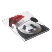 Bloc-note Ours de panda Noël (Incliné)