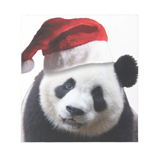 Bloc-note Ours de panda Noël (Devant)
