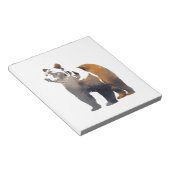 Bloc-note Ours Grizzly Faune Style Silhouette (Incliné)