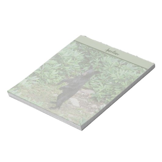 Bloc-note Ours noir debout (Tourné)