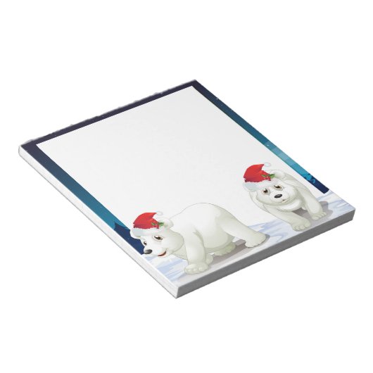 Bloc-note Ours Notepad-Polaires (Incliné)