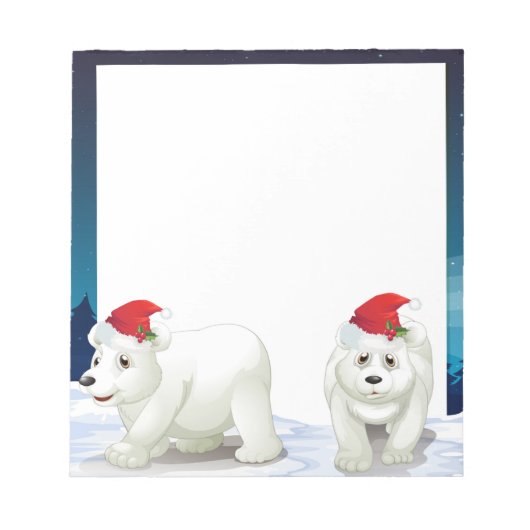 Bloc-note Ours Notepad-Polaires (Devant)