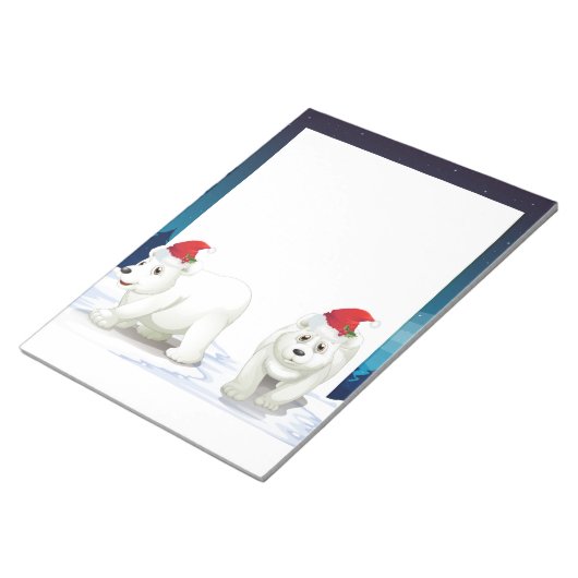 Bloc-note Ours Notepad-Polaires (Incliné)