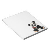 Bloc-note Ours Panda Cute tenant Rose Rouge (Incliné)