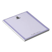 Bloc-note Ours Panda Mignon Branché Personnalisé Violet (Incliné)