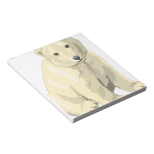 Bloc-note Ours polaire (Incliné)