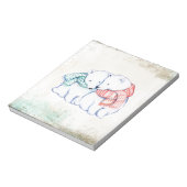 Bloc-note Ours polaires Couple (Tourné)