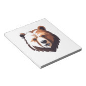 Bloc-note Ours Vector Art Animal Moderne Ville Urbaine Graph (Incliné)