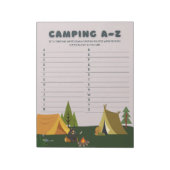 Bloc-note Outdoor Adventure Camping A-Z Explorer Jeu (Tourné)