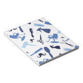 Bloc-note Outils de coiffeur motif (Incliné)
