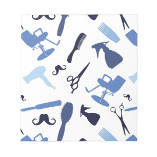 Bloc-note Outils de coiffeur motif