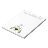 Bloc-note Outils simples modernes minimes Whimsical Funny (Tourné)