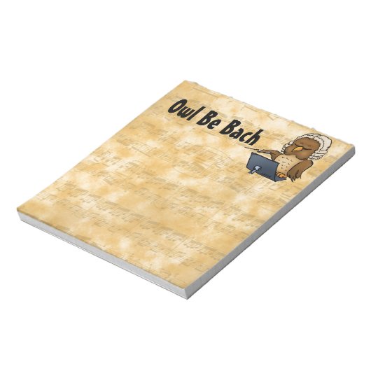 Bloc-note Owl Be Bach (Tourné)