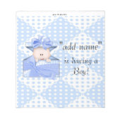 Bloc-note Pack de Baby shower Candy Bar Wrapper Party Favori (Devant)