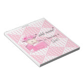 Bloc-note Pack de Baby shower Candy Bar Wrapper Party Favori (Incliné)