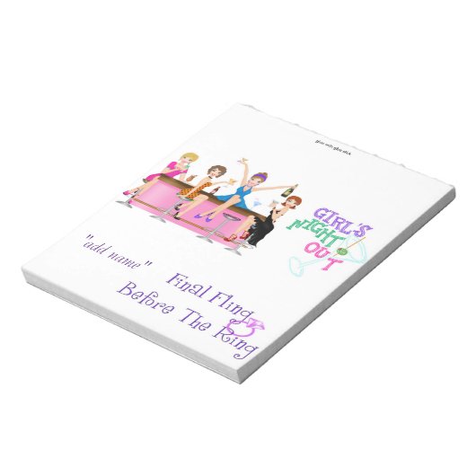 Bloc-note Pack de Bachelorette Candy Bar Wrapper Party Favor (Tourné)