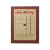 Bloc-note Pack de jeu de Baby shower Red Flannel (Tourné)