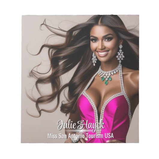 Bloc-note Pad auto-graphe photo de l'éclatement de la lumièr (Devant)